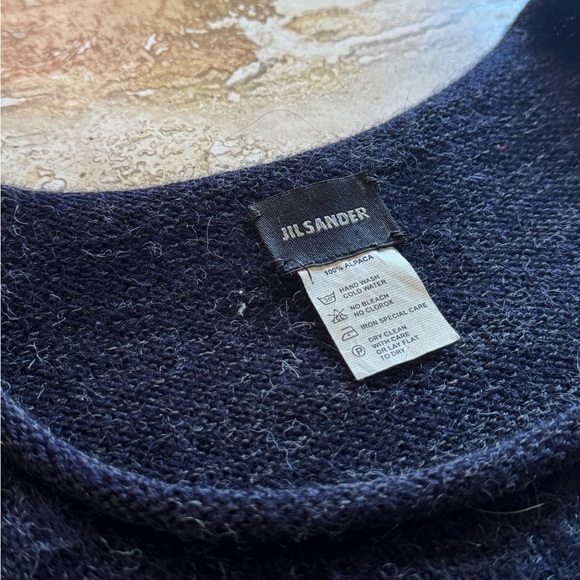 Jil Sander 100% Alpaca Crewneck Sweater - Picture 3 of 7